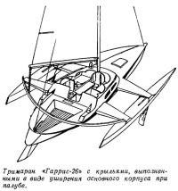 Тримаран «Гаррис-26» с крыльями
