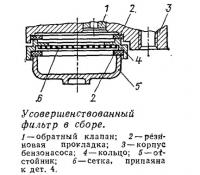 У совершенствованный фильтр в сборе