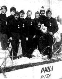 Участники Операции Парус-78 — экипаж яхты «Рица»