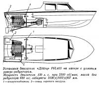 Установка двигателя «Дёйтц» F6L413 на катере с угловым реверс-редуктором