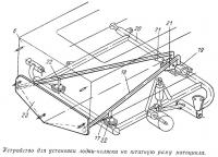 Устройство для установки лодки-коляски на штатную раму мотоцикла