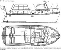 Вид сбоку и план палубы
