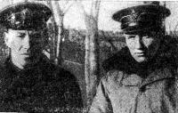 Я. И. Чипов (слева) и И. П. Матвеев. Фото 1941 г