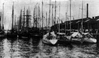 Четыре советские яхты в Бремерхафене