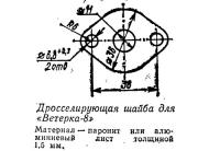 Дросселирующая шайба для «Ветерка-8»