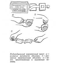 Индивидуальный перевязочный пакет