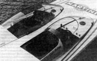 Кокпит экипажа на «Мартини Бьянка», защищенный прозрачными колпаками