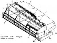 Кормовая часть корпуса лодки на стапеле