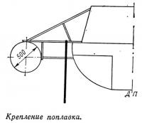 Крепление поплавка