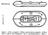 Надувная лодка «Нырок-4»