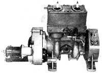 Общий вид двигателя оборудованного электростартером