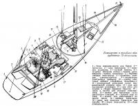 Планировка и палубное оборудование 12-метривика