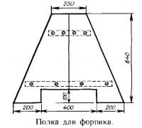 Полка для форпика