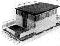 Рис. 10. Плавучий коттедж