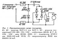 Рис. 1. Принципиальная схема тахометра