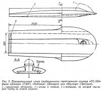 Рис. 1. Схема трехточечного скутера «ОС-500» фирмы «Даниш» (ГДР)