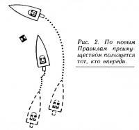 Рис. 2. По новым Правилам преимуществом пользуется тот, кто впереди