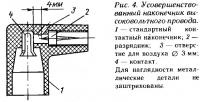Рис. 4. Усовершенствованный наконечник высоковольтного провода