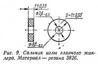 Рис. 9. Сальник иглы главного жиклера