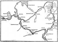 Схема кольцевого маршрута с использованием Северо-Екатерининского канала
