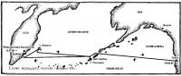Схема маршрута похода «Беринг-89»