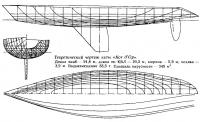 Теоретический чертеж яхты «Кот д'Ор»