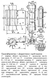 Трансформатор с ферритовым сердечником