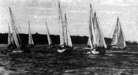Яхты на дистанции гонок «Малого кубка Черного моря»