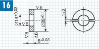16. Шайба разрезная