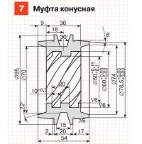 7. Муфта конусная