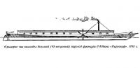 Большой (45-метровый) пароход француза д'Аббана «Пироскаф»