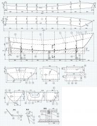 Чертежи лодки «Бриз-42» (продолжение)