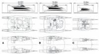 Эскизы трех катамаранов серии «Spaceshuttle»