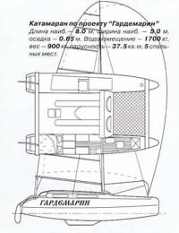 Катамаран по проекту «Гардемарин»