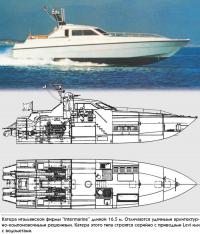 Катера итальянской фирмы «Intermarine» длиной 16.5 м