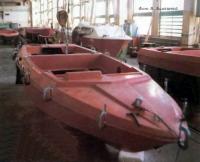 Корпус лодки в цеху