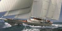 Крупнейшая в мире алюминиевая яхта «Athena» будет спущена на воду этим летом