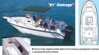 Моторная лодка «21 Outrage»