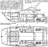 Общее расположение и внешний вид яхты-катамарана