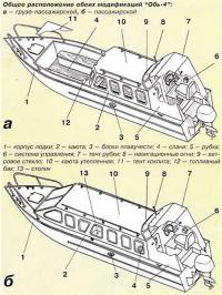 Общее расположение обеих модификаций 