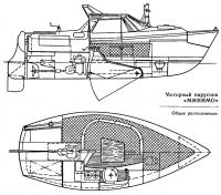 Общее расположение яхты «Минимо»