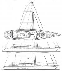 Общий вид и схема парусности