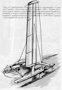 Один из предэскизных вариантов проекта катамарана «Старз энд Страйпс»