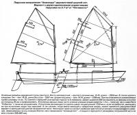 Парусное вооружение "Анаконды" двухмачтовой шхуной-кэт