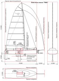 План яхты класса "Т800"