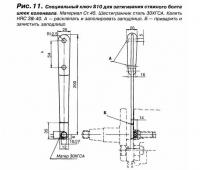 Рис. 11. Специальный ключ S10 для затягивания стяжного болта шеек коленвала