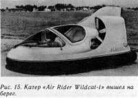 Рис. 15. Катер «Air Rider Wildcat-1» вышел на берег