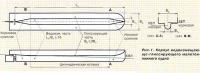 Рис. 1. Корпус водоизмещающе-глиссирующего малотоннажного судна