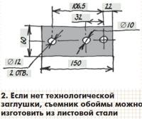 Рис. 2. Съемник обоймы можно изготовить из листовой стали