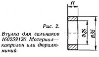 Рис. 2. Втулка для сальников 160259120